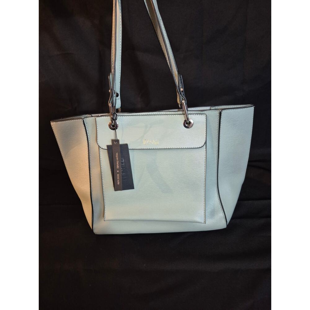 Izzy & Ali blue Purse Large 11" H x 17" L Bag , Tote, Purse , Handbag. With Tags